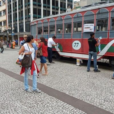 Despiche Bondinho Rua XV Curitiba - Brasil