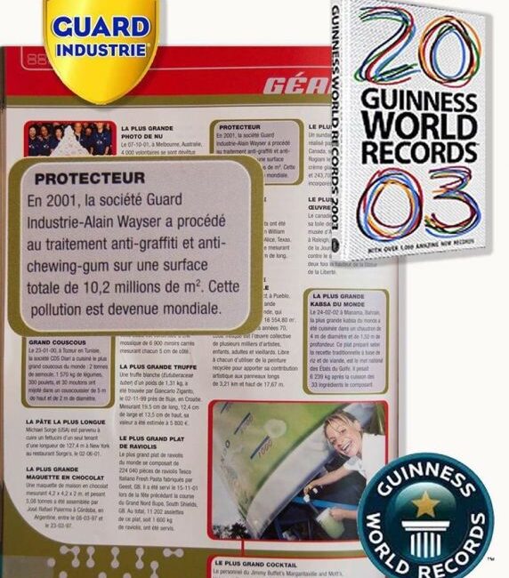 Guard Industrie no Guiness Book