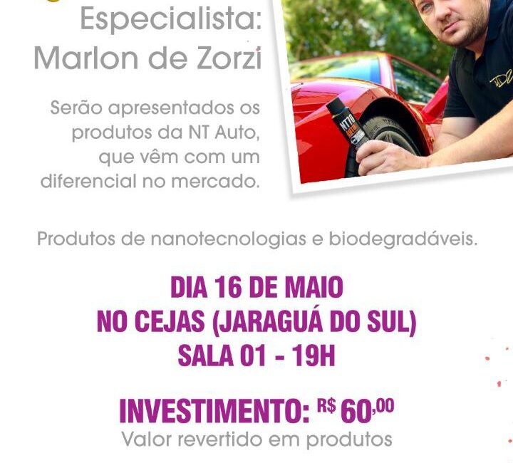 3° Workshop NTAUTO Jaraguá Do Sul na loja da Tintas Maba