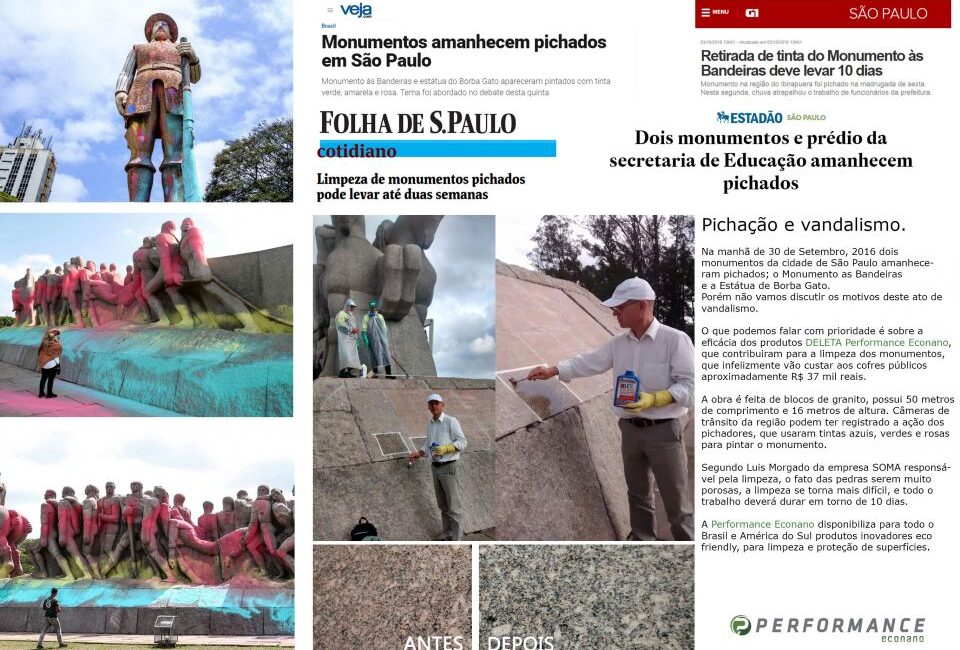 Pichação dos Monumentos em São Paulo