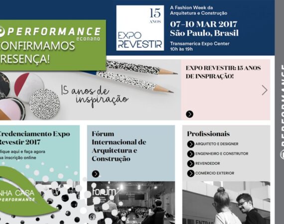 Confirmamos Presença na Expo Revestir 2017